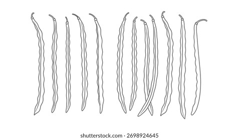 Esboço artístico abstrato de duas molas enroladas em forma de contorno com textura vetorial detalhada