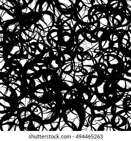 Abstract artistic texture / pattern with wriggling lines