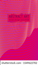 Abstract artistic vector linear background, wavy lines, rhythmic waves flowing, textile fabric theme pattern.