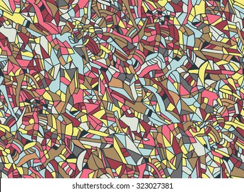 Abstract artistic vector seamless background. Hand drawing. EPS 8