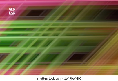 Abstract artistic wallpaper vector cover template with blurred with speed motion lines. Art of fluid gradients creates painting pattern of nature. 