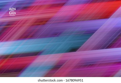 Abstract artistic wallpaper vector cover template with blurred with speed motion lines. Art of fluid gradients creates painting pattern of nature. 