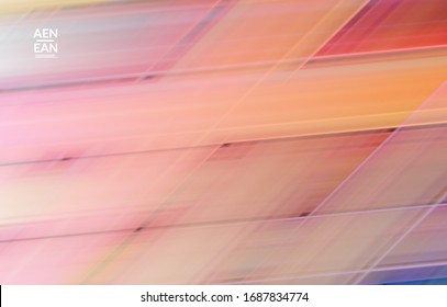 Abstract artistic wallpaper vector cover template with blurred with speed motion lines. Art of fluid gradients creates painting pattern of nature. 