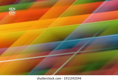 Abstract artistic wallpaper vector cover template with blurred with speed motion lines. Art of fluid gradients creates painting pattern of nature. 