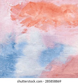 Abstract artistic  watercolor background