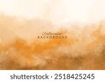 Abstract artistic watercolor background of autumn colors. Abstract autumn watercolor art. Bright warm colors. Autumn background design with watercolor brush texture