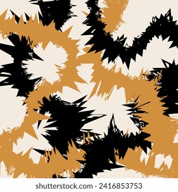 Abstract artistic wave pattern. Vector Illustration.