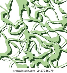 Abstract artistic wave pattern. Vector Illustration.