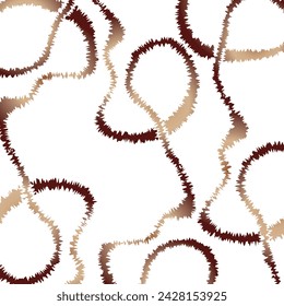 Abstract artistic wave pattern. Vector Illustration.