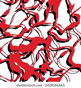 Abstract artistic wave pattern. Vector Illustration.