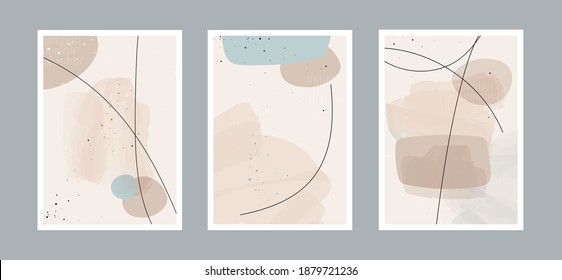 Abstract arts background with different shapes for wall decoration, postcard or brochure cover design. Vector  illustrations design.