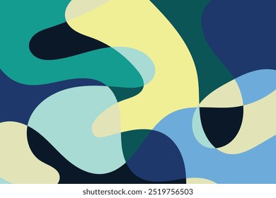 Forma mínima de la mano libre de la obra de arte Abstractas.