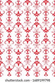 Obra abstracta. Papel pintado sin inconveniente. Fondo del vector del Damasco. 