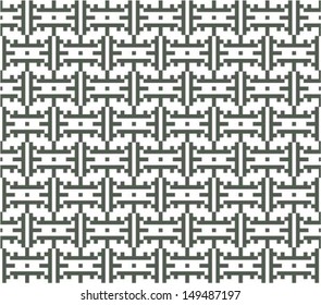 Abstract asian seamless pattern, geometrical traditional ornament, japan / china background. Vector illustration