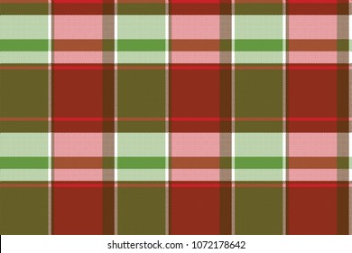 Abstract asimetrical plaid pixel seamless pattern. Vector illustration.