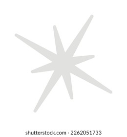 Abstract astrology shape design element. Vector illustration