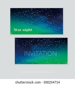 abstract astronomy background. vector illustration of Christmas night card template