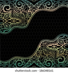 Abstract asymmetric decoration