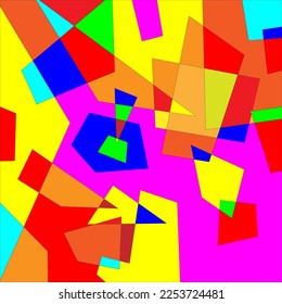 abstract asymmetrical color combination vector stock background