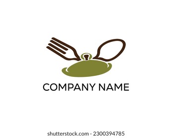 Resumen del diseño vectorial del logotipo de cocina del atleta. Gimnasio, juegos deportivos, fitness, negocios, el logo del vector del entrenador.  Marcas y símbolos de citas con diseño vectorial de colores modernos.