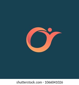 Abstract athlete logo icon vector design. Gym, sports games, fitness, business, trainer vector logo. Editable Design. Active person with leafl logo. Fitness, sport web icon.