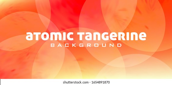 Atomic tangerine photography