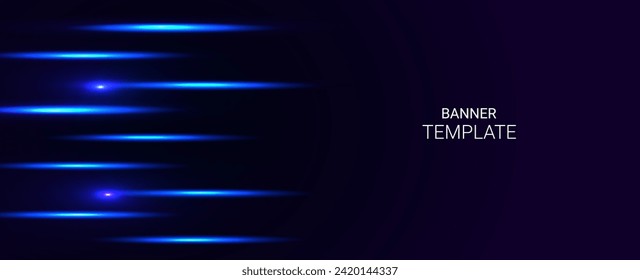 Abstract attractive tech wave dynamic lines background vector
