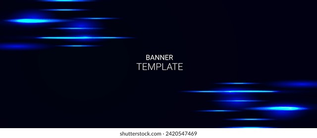 Abstract attractive tech wave dynamic lines background vector