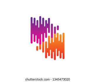 Abstract Audio Logo Template, Icon, Symbol - Vector