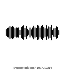 Abstract Audio Sound Wave Logo Icon Stock Vector (Royalty Free) 1077019049