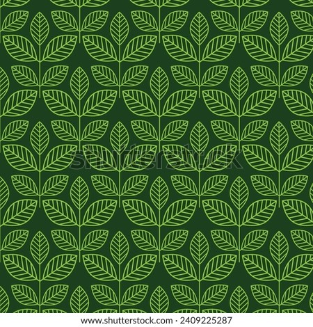 Abstract Aura: Patterns That Radiate Elegance and Sophistication Leaf Pattern