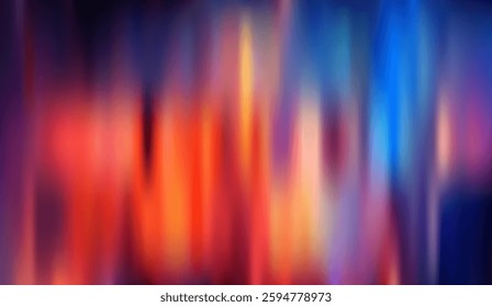 Abstract aurora borealis inspired background with fluid multicolored gradients blending seamlessly for a modern dynamic design with a unique vibrant visual appeal