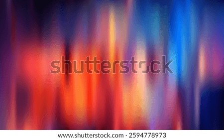 Abstract aurora borealis inspired background with fluid multicolored gradients blending seamlessly for a modern dynamic design with a unique vibrant visual appeal