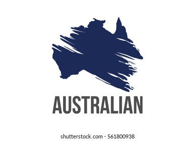 Abstract Australia logo