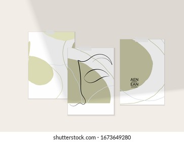 Retrato auténtico abstracto en una plantilla moderna de juego de tarjetas. Dibujo de una línea continua en forma de garras vectoriales dibujados a mano. Composición contemporánea en estilo moderno cubismo. Muérete con la sombra superpuesta.