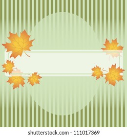 Abstract autumn background