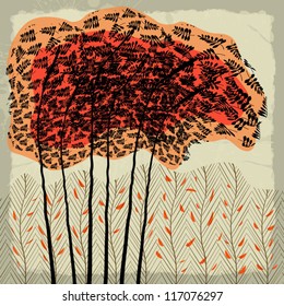 Abstract autumn background