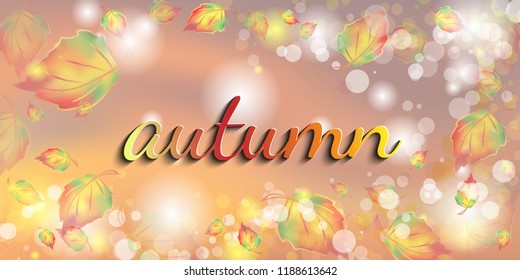 Abstract autumn background