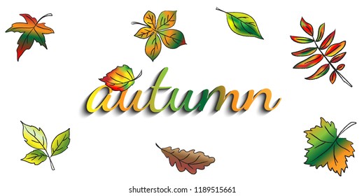 Abstract autumn background