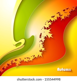 Abstract autumn background