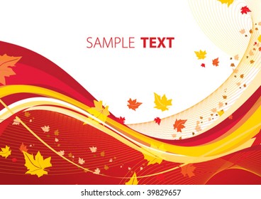 Abstract autumn background