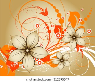 Abstract autumn background for design