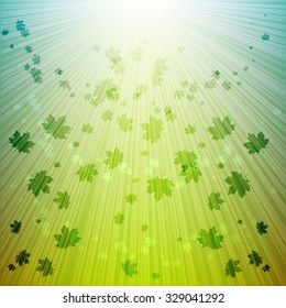 Abstract autumn background with leaves
