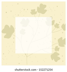 Abstract autumn background with place for text. Vector illustration can be used as wallpaper, texture, poster, pattern, frame, decoration, ornament, border