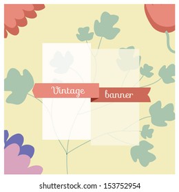 Abstract autumn background with place for text. Vector illustration can be used as wallpaper, texture, poster, pattern, frame, decoration, ornament, border