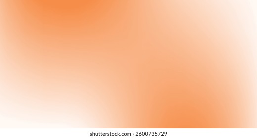 Abstract Autumn Background Template Orange and cream gradation color artwork. Blurred minimal orange gradient simple