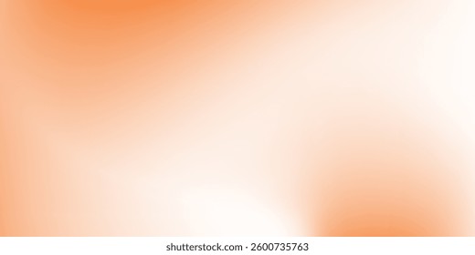 Abstract Autumn Background Template Orange and cream gradation color artwork. Blurred minimal orange gradient simple abstract modern