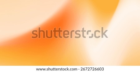 Abstract Autumn Background Template, Orange and cream gradation color artwork. Blurred minimal orange gradient. Perfect for autumn or fall, thanksgiving, halloween designs. Cozy orange backdrop.