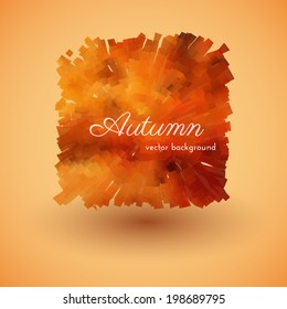 Abstract autumn background. Vector eps10.