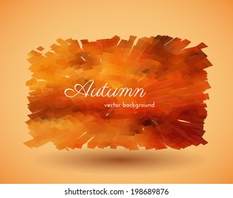 Abstract autumn background. Vector eps10.